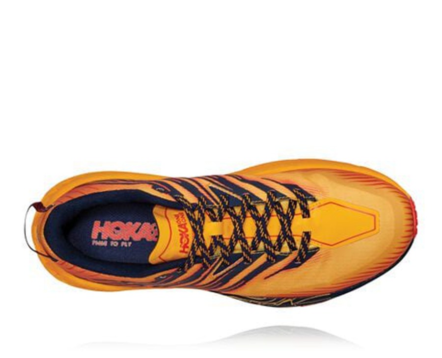 Hoka One One Speedgoat 4 Trailskor Herr - Orange - WCZAX-5321